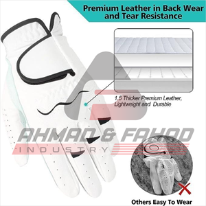 Guantes de Golf Deportivos para Mano Derecha Más Vendidos, de Piel de Oveja, Cómodos y de Alta Calidad - Product Image 5