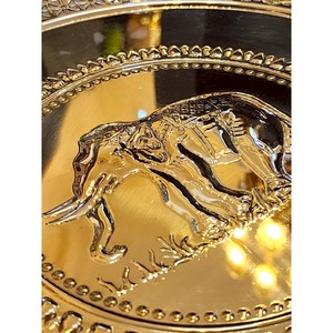 ถาดทองเหลือง14 "พร้อมสัญลักษณ์จักรราศีสินค้า14นิ้วจากประเทศไทยใช้ในร้านอาหารชั้นนำและโรงแรมหรู - Product Image 4