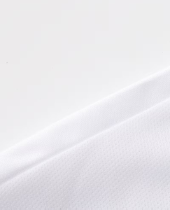 Men's White Short Sleeve for Shirt Solid Color Knitted Pique Fabric Breathable Smart Casual Fit Regular Length Button Design - Product Image 6