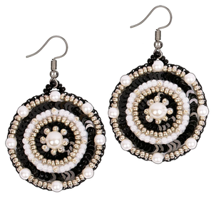 Hand Embroidered Fancy <b>Earrings</b> Custom Multi-Beaded <b>Earrings</b> Women Festive Party Jewelry At Best Price by MD HANDICRAFTS - Product Image 1