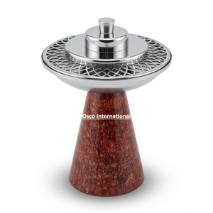 Porte-encens moderne en résine organique 100 % naturelle et aromatique, design sablier, pour brûler l'encens indien toute l'année - Product Image 2