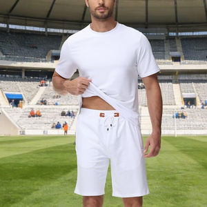 ชุดเซ็ตเสื้อยืดและกางเกงขาสั้นลำลองสำหรับผู้ชายแบบสปอร์ตและชายหาด รุ่นใหม่ล่าสุด สั่งตัดได้ตามต้องการ สำหรับฤดูร้อน - Product Image 6