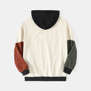 เสื้อฮู้ดแขนยาว สกรีนโลโก้ได้ ผ้าฝ้ายฟลีซ หลายสี รับผลิตตามแบบ (OEM) สไตล์ลำลอง สตรีทแวร์ ทรงโอเวอร์ไซส์ ลายเรขาคณิต - Product Image 1