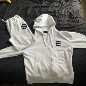 Conjuntos de chándales deportivos de moda personalizados con MOQ bajo para hombre y conjuntos de chándales deportivos de 2 piezas para gimnasio y fitness. - Product Image 2