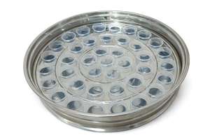 PREMIUM SS <b>MIRROR</b> FINISH 40 CUP COMMUNION TRAY WITHOUT LID HIGH GRADE STAINLESS STEEL <b>SHEET</b> SINGLE LAYER CHURCH SUPPLIES - Product Image 4