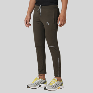 Pantalon de survêtement sport bleu quatre directions avec bande latérale, logo personnalisable, impression HD, délavage coloré, 100 % polyester, séchage rapide, tailles homme M/L/XL - Product Image 3