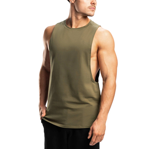 Camiseta Deportiva Personalizada al por Mayor para Hombre, Camiseta sin Mangas para Gimnasio, Entrenamiento Muscular, Ejercicio, Running y Deportes - Product Image 4