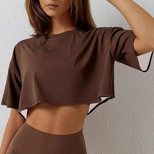 Tops et T-shirts courts pour hommes 100% coton tricoté, coupe oversize, haute qualité, vente en gros - Product Image 4