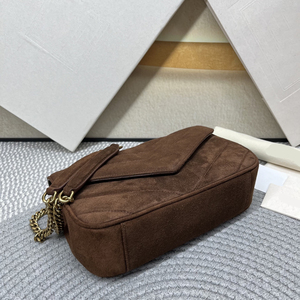 Bolsos de mensajero de cuero para mujer 2026, bolsos de diseñador de gamuza de gamuza sintética, bolsos de lujo de alta calidad para mujer, bolso hobo tipo cubo - Product Image 3