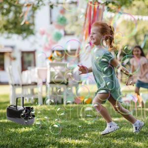 Soplador de burbujas automático portátil de 1 pieza con 2 velocidades 3000-4000 burbujas/minuto enchufable alimentado por batería 2 velocidades mango - Product Image 4