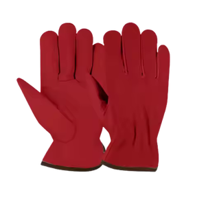 Gants de travail en cuir de vachette pleine fleur et croûte de qualité supérieure pour la sécurité industrielle et la protection des mains, gants de jardinage - Product Image 2