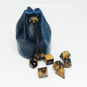 Bolsa de Dados de Cuero D20 con Relieve, Hecha a Mano, de Lujo, con Cordón, para Joyería, para Juegos de Mesa RPG, Regalo - Product Image 1