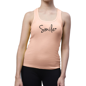 Fashionable Custom <b>Plus</b> <b>Size</b> Women's Sporty Letter Pattern Breathable Quick Dry Lightweight Eco-Friendly Knitted Tank <b>Tops</b> - Product Image 2