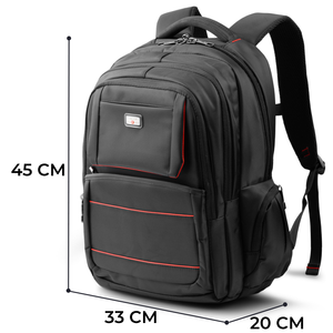 Laptop <b>Backpack</b> 964 15 Inch 45x33x20cm Foam JW331 JW999 PVC Poly-Oxford 20kg Capacity 1.32kg Custom Logo Anti-Theft RFID College - Product Image 2