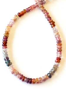 Cuentas redondas lisas de espinela natural, hilo de piedras preciosas, cuentas sueltas para la fabricación de joyería al por mayor - Product Image 6