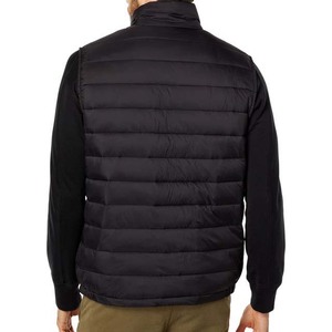 Custom Lightweight Stand Collar Front Warm Bubble <b>Packable</b> Sleeveless <b>Jacket</b> Plus Size Winter Duck Puffer Vest Men Waterproof - Product Image 2