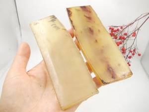 Cuchillo con escamas de cuerno de búfalo, artesanía natural ecológica para aplicaciones artísticas y coleccionables - Product Image 3