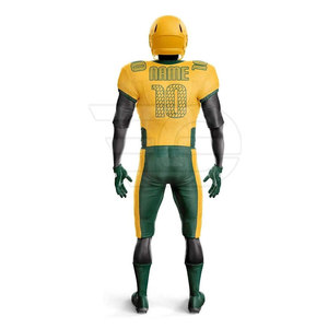 Uniforme de football américain à manches courtes, tenue d'entraînement athlétique légère personnalisée pour joueur d'équipe, pour hommes - Product Image 3