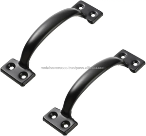Poignée de porte décorative en métal, poignée de meuble de qualité supérieure, accessoire de quincaillerie de porte moderne pour porte d'entrée - Product Image 6