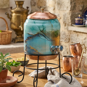 Wholesale Copper <b>Water</b> Dispenser for Kitchen & Tabletop Elegant Home Outdoor Hotel & Restaurant Decor Eye-Catching Finished - Product Image 5
