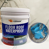 Revêtement imperméable en caoutchouc CINGOO Premium, durable, flexible, résistant aux intempéries, peinture d'étanchéité pour mur, carrelage, industrie, commerce