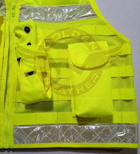 Custom High Visibility Reflective Safety Clothing Breathable Polyester Security <b>Vest</b> Guard Uniform Workwear Safety Tactical <b>vest</b> - Product Image 4