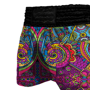 Shorts de boxe MMA personnalisés avec logo, motif uni, taille élastique, fermeture décontractée, séchage rapide, respirant, vêtements de sport - Product Image 5