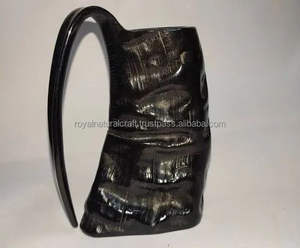 Las Mejores Tazas de Vino de Cuerno de Búfalo Naturales y Ecológicas de Lujo, Royal Craft para Fiestas, Precio Económico al por Mayor - Product Image 5