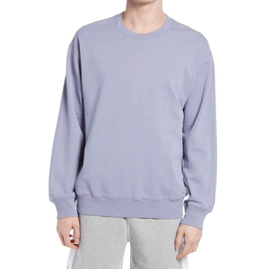 Sweat-shirt à col rond en tricot de qualité supérieure en polyester/coton, coupe classique, motif uni, automne, impression personnalisée OEM - Product Image 5