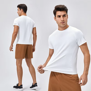 T-shirt de sport en polyester et élasthanne de haute qualité, personnalisé pour la salle de sport, pour hommes, haute qualité - Product Image 3