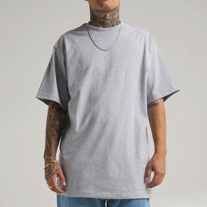 Camiseta Streetwear de 280GSM de alto gramaje con hombros caídos, lisa, para personalizar, precio mayorista de fábrica, camiseta Tri Bled, bajo MOQ - Product Image 6