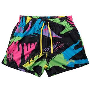 Men's Colorful Printed Board Shorts Quick Dry Drawstring Casual <b>Athletic</b> Shorts with Pockets Mid Waist Design - Product Image 3