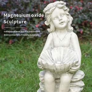 Estatua de Niña de Óxido de Magnesio de 19.29' de Altura, Escultura Artística - Product Image 2