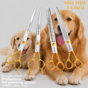 Ciseaux professionnels pour toilettage des animaux, pour couper les poils des animaux, ciseaux de toilettage pour une coupe lisse et facile, professionnels - Product Image 4