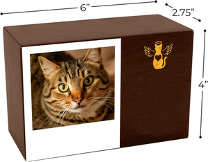 New Design Wooden Urn <b>Box</b> <b>For</b> Pet <b>Ashes</b> Wood Cremation Urns <b>For</b> Cat and Dog <b>Ashes</b> Funeral Urns - Product Image 2
