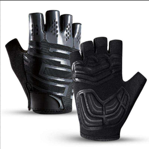 <b>Men</b> Women's Breathable Half-Finger Cycling Gloves <b>for</b> Mountain Bike Riding Fitness Training Outdoor Sports Impact Gloves - Product Image 1