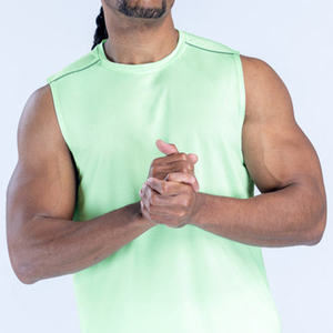 Camisetas de Compresión para Hombre con Logotipo Personalizado OEM, Camisetas sin Mangas para Gimnasio, Fitness, Running, Ropa Deportiva Transpirable de Fábrica - Product Image 6