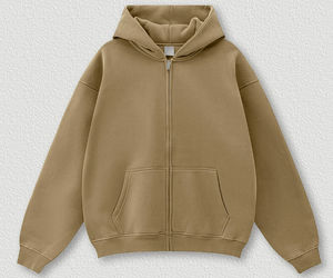 Sudaderas con Capucha de Invierno para Hombre, Personalizadas, al por Mayor, de Alta Calidad, con Cierre Completo, 100% Algodón, Transpirables, de Secado Rápido, Servicio OEM, 2026 - Product Image 3