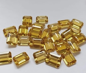 MRGEMS Natürlicher Citrin im Baguette-Schliff, polierter loser Edelstein, gelber Quarz für die Schmuckherstellung, Großhandel, Irisierend, Drittanbieter - Product Image 5
