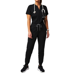 Cheap Price Medical Female <b>Nurse</b> <b>Scrubs</b> Uniforms Sets Spandex Jogger Jumpsuit Workwear For Doctors And Staff Nursing Suit - Product Image 4