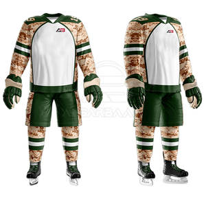 <b>Ice</b> Hockey Uniform Polyester Sports Wear Team Jersey <b>Ice</b> Hockey Uniform Top Quality <b>Ice</b> Hockey Uniform - Product Image 3