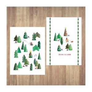 Personalized Woven Embroidered Cotton Reusable Eco-Friendly <b>Kitchen</b> Tea Towel with Sustainable Design for Home Use - Product Image 3