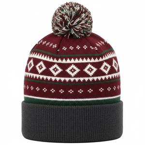 Gorros de Invierno para Hombre al por Mayor, de Alta Calidad, Acrílicos, Tejidos, Cálidos, Clásicos, para Clima Frío, con Diseño Jacquard 2026 - Product Image 4