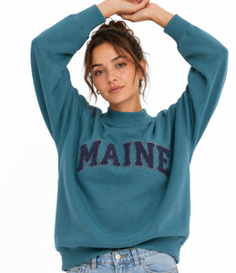 Custom Women's 100% Cotton Fleece Turtleneck Sweatshirt – Regular Fit <b>Lightweight</b> Knitted Pullover, Breathable Eco-Friendly - Product Image 4