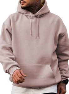 Custom Logo Heavy Weight 350 480 Gsm Crop Hoodie Mock Neck <b>Plain</b> Sweatshirts Thick Blank Oversize Cotton Boxy <b>Men</b> <b>Hoodies</b> - Product Image 3