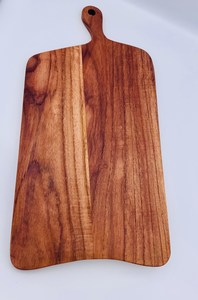 Tabla de Cortar de Madera de Acacia Personalizada con Asa, Plato de Madera Maciza, Tabla de Cocina para Frutas, Alimentos y Charcutería - Product Image 5