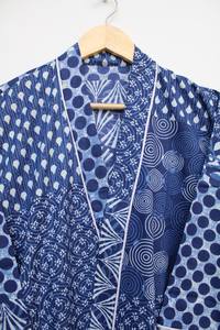 Bata Kimono de Algodón Suave con Estampado de Dibujos Animados para Mujer, Camisón de Verano Hecho a Mano ODM con Cuello en V, Cintura Elástica, Largo hasta la Rodilla - Product Image 2