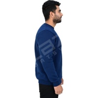 Sweat-shirts d'hiver pour hommes avec logo personnalisé - Broderie et impression sérigraphiée, imperméables, respirants, en molleton de coton uni blanc et noir