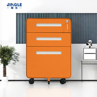 Armoire de classement mobile en acier sous bureau avec serrure, meuble de rangement mobile avec compartiment caché pour bureau à domicile, lettres/format Légal/A4