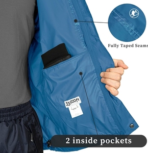 High Quality Custom Logo <b>Men's</b> Lightweight <b>Jackets</b> Outdoor Coat Male stitching Color Casual <b>Running</b> Windbreaker <b>Jacket</b> for <b>Man</b> - Product Image 4